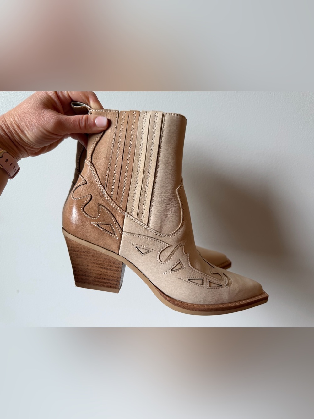Dolce Vita Ramson Western Ankle Boots - Picture 2 of 10